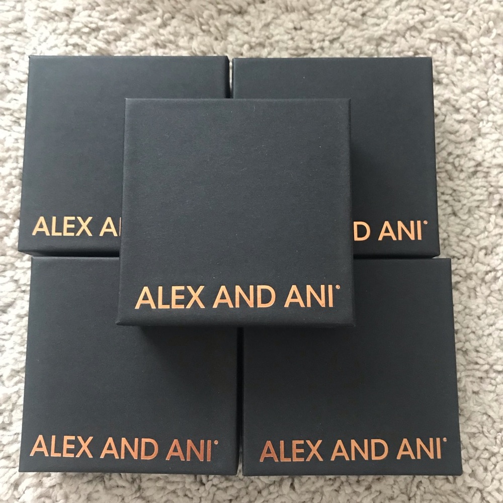 Alex and Ani boxes bundle of 5pcs